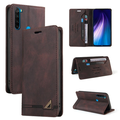 Skin Feel Anti-theft Brush Horizontal Flip Leather Case with Holder & Card Slots & Wallet, For Xiaomi Redmi K20, For Xiaomi Redmi Note 7, For Xiaomi Redmi Note 8, For Xiaomi Redmi Note 8 Pro, For Xiaomi Redmi Note 8T, For Xiaomi Redmi Note 9