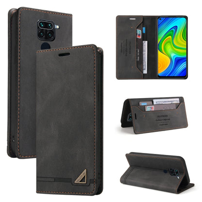 Skin Feel Anti-theft Brush Horizontal Flip Leather Case with Holder & Card Slots & Wallet, For Xiaomi Redmi K20, For Xiaomi Redmi Note 7, For Xiaomi Redmi Note 8, For Xiaomi Redmi Note 8 Pro, For Xiaomi Redmi Note 8T, For Xiaomi Redmi Note 9