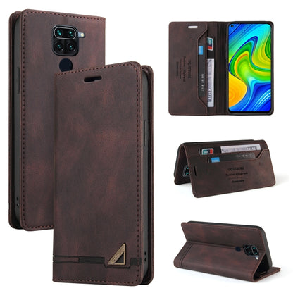 Skin Feel Anti-theft Brush Horizontal Flip Leather Case with Holder & Card Slots & Wallet, For Xiaomi Redmi K20, For Xiaomi Redmi Note 7, For Xiaomi Redmi Note 8, For Xiaomi Redmi Note 8 Pro, For Xiaomi Redmi Note 8T, For Xiaomi Redmi Note 9