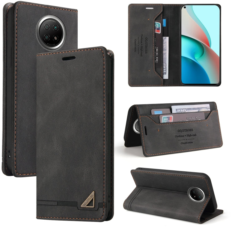 Skin Feel Anti-theft Brush Horizontal Flip Leather Case with Holder & Card Slots & Wallet, For Xiaomi Redmi Note 9 5G, For Xiaomi Redmi Note 9S, For Xiaomi Redmi Note 10 5G, For Xiaomi Redmi Note 10 Pro 5G, For Xiaomi Mi 11 Pro, For Xiaomi Mi 11 Ultra