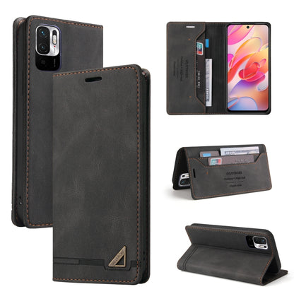 Skin Feel Anti-theft Brush Horizontal Flip Leather Case with Holder & Card Slots & Wallet, For Xiaomi Redmi Note 9 5G, For Xiaomi Redmi Note 9S, For Xiaomi Redmi Note 10 5G, For Xiaomi Redmi Note 10 Pro 5G, For Xiaomi Mi 11 Pro, For Xiaomi Mi 11 Ultra