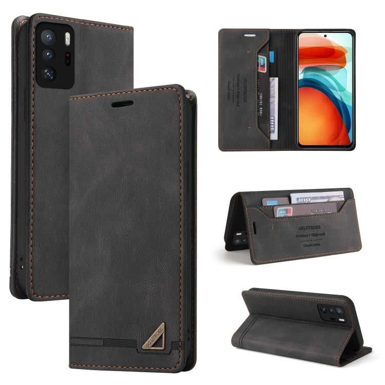 Skin Feel Anti-theft Brush Horizontal Flip Leather Case with Holder & Card Slots & Wallet, For Xiaomi Redmi Note 9 5G, For Xiaomi Redmi Note 9S, For Xiaomi Redmi Note 10 5G, For Xiaomi Redmi Note 10 Pro 5G, For Xiaomi Mi 11 Pro, For Xiaomi Mi 11 Ultra
