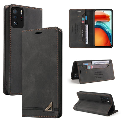 Skin Feel Anti-theft Brush Horizontal Flip Leather Case with Holder & Card Slots & Wallet, For Xiaomi Redmi Note 9 5G, For Xiaomi Redmi Note 9S, For Xiaomi Redmi Note 10 5G, For Xiaomi Redmi Note 10 Pro 5G, For Xiaomi Mi 11 Pro, For Xiaomi Mi 11 Ultra