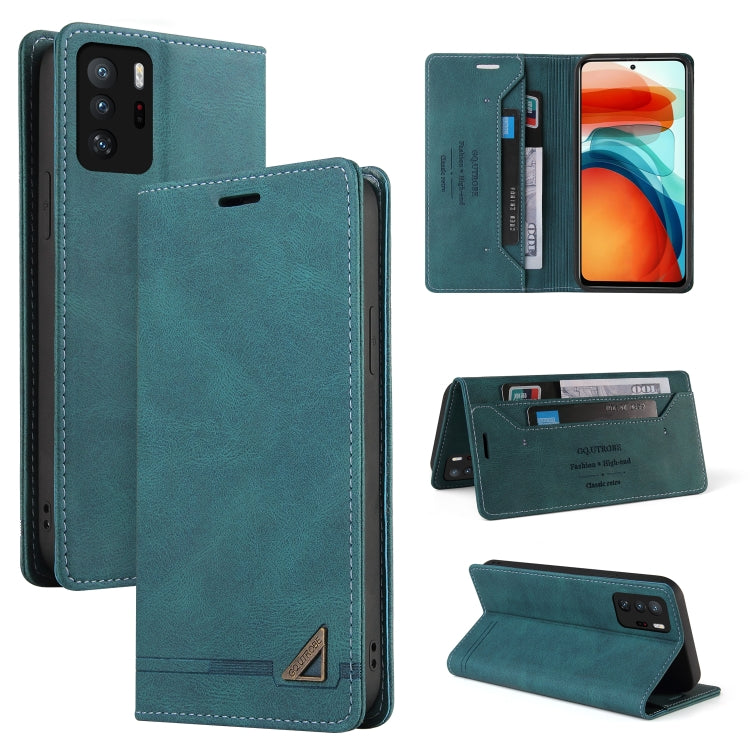 Skin Feel Anti-theft Brush Horizontal Flip Leather Case with Holder & Card Slots & Wallet, For Xiaomi Redmi Note 9 5G, For Xiaomi Redmi Note 9S, For Xiaomi Redmi Note 10 5G, For Xiaomi Redmi Note 10 Pro 5G, For Xiaomi Mi 11 Pro, For Xiaomi Mi 11 Ultra