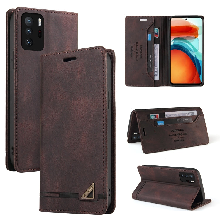 Skin Feel Anti-theft Brush Horizontal Flip Leather Case with Holder & Card Slots & Wallet, For Xiaomi Redmi Note 9 5G, For Xiaomi Redmi Note 9S, For Xiaomi Redmi Note 10 5G, For Xiaomi Redmi Note 10 Pro 5G, For Xiaomi Mi 11 Pro, For Xiaomi Mi 11 Ultra