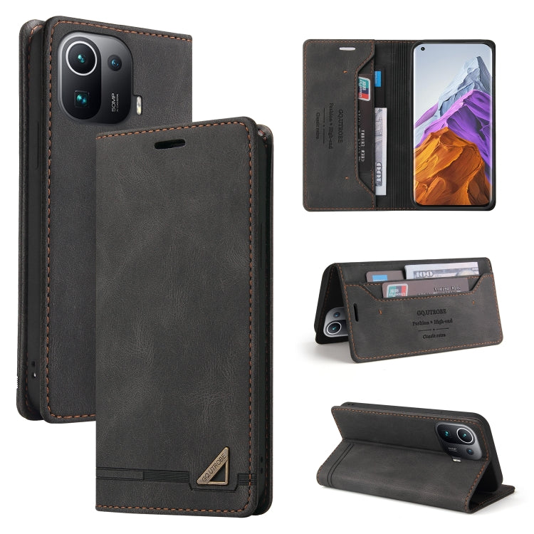 Skin Feel Anti-theft Brush Horizontal Flip Leather Case with Holder & Card Slots & Wallet, For Xiaomi Redmi Note 9 5G, For Xiaomi Redmi Note 9S, For Xiaomi Redmi Note 10 5G, For Xiaomi Redmi Note 10 Pro 5G, For Xiaomi Mi 11 Pro, For Xiaomi Mi 11 Ultra