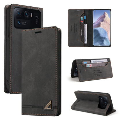 Skin Feel Anti-theft Brush Horizontal Flip Leather Case with Holder & Card Slots & Wallet, For Xiaomi Redmi Note 9 5G, For Xiaomi Redmi Note 9S, For Xiaomi Redmi Note 10 5G, For Xiaomi Redmi Note 10 Pro 5G, For Xiaomi Mi 11 Pro, For Xiaomi Mi 11 Ultra