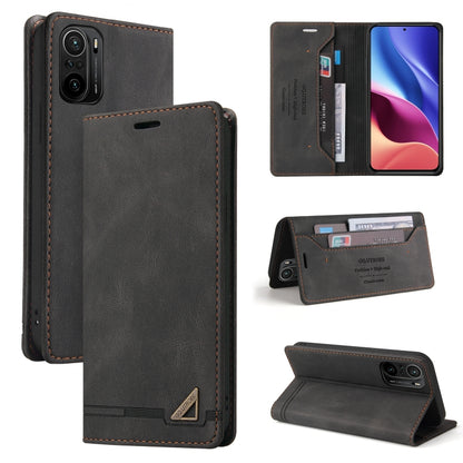Skin Feel Anti-theft Brush Horizontal Flip Leather Case with Holder & Card Slots & Wallet, For Xiaomi Poco F3, For Xiaomi Mi 10 5G, For Xiaomi Mi 10 Lite 5G, For Xiaomi Mi 10T Lite 5G, For Xiaomi Mi 10T Pro 5G, For Xiaomi Mi 11