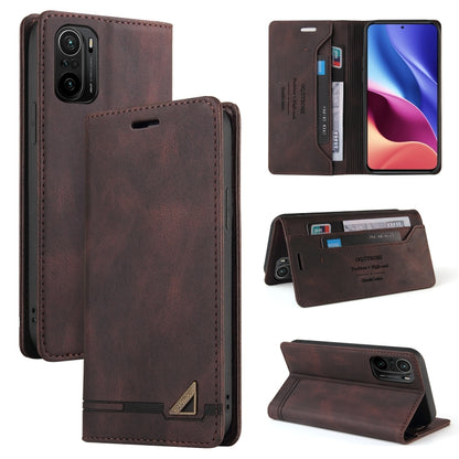 Skin Feel Anti-theft Brush Horizontal Flip Leather Case with Holder & Card Slots & Wallet, For Xiaomi Poco F3, For Xiaomi Mi 10 5G, For Xiaomi Mi 10 Lite 5G, For Xiaomi Mi 10T Lite 5G, For Xiaomi Mi 10T Pro 5G, For Xiaomi Mi 11