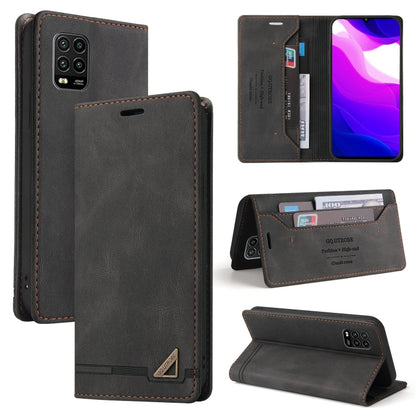 Skin Feel Anti-theft Brush Horizontal Flip Leather Case with Holder & Card Slots & Wallet, For Xiaomi Poco F3, For Xiaomi Mi 10 5G, For Xiaomi Mi 10 Lite 5G, For Xiaomi Mi 10T Lite 5G, For Xiaomi Mi 10T Pro 5G, For Xiaomi Mi 11