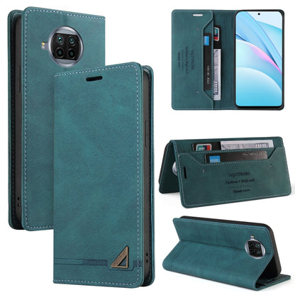 Skin Feel Anti-theft Brush Horizontal Flip Leather Case with Holder & Card Slots & Wallet, For Xiaomi Poco F3, For Xiaomi Mi 10 5G, For Xiaomi Mi 10 Lite 5G, For Xiaomi Mi 10T Lite 5G, For Xiaomi Mi 10T Pro 5G, For Xiaomi Mi 11