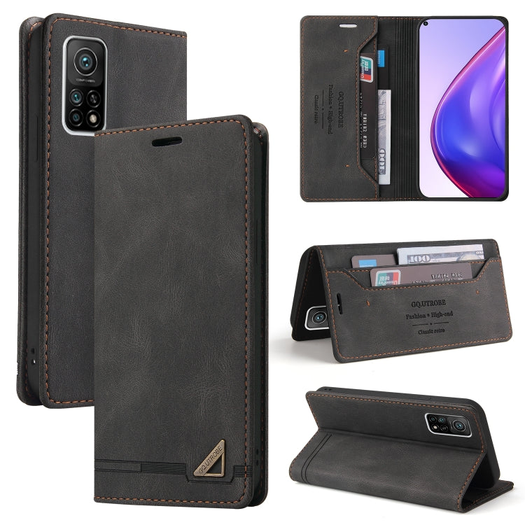 Skin Feel Anti-theft Brush Horizontal Flip Leather Case with Holder & Card Slots & Wallet, For Xiaomi Poco F3, For Xiaomi Mi 10 5G, For Xiaomi Mi 10 Lite 5G, For Xiaomi Mi 10T Lite 5G, For Xiaomi Mi 10T Pro 5G, For Xiaomi Mi 11