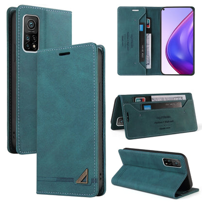 Skin Feel Anti-theft Brush Horizontal Flip Leather Case with Holder & Card Slots & Wallet, For Xiaomi Poco F3, For Xiaomi Mi 10 5G, For Xiaomi Mi 10 Lite 5G, For Xiaomi Mi 10T Lite 5G, For Xiaomi Mi 10T Pro 5G, For Xiaomi Mi 11