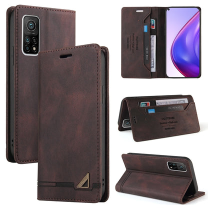 Skin Feel Anti-theft Brush Horizontal Flip Leather Case with Holder & Card Slots & Wallet, For Xiaomi Poco F3, For Xiaomi Mi 10 5G, For Xiaomi Mi 10 Lite 5G, For Xiaomi Mi 10T Lite 5G, For Xiaomi Mi 10T Pro 5G, For Xiaomi Mi 11