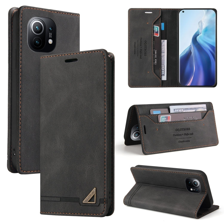 Skin Feel Anti-theft Brush Horizontal Flip Leather Case with Holder & Card Slots & Wallet, For Xiaomi Poco F3, For Xiaomi Mi 10 5G, For Xiaomi Mi 10 Lite 5G, For Xiaomi Mi 10T Lite 5G, For Xiaomi Mi 10T Pro 5G, For Xiaomi Mi 11