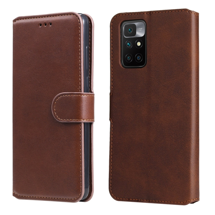Classic Calf Texture PU + TPU Horizontal Flip Leather Case with Holder & Card Slots & Wallet, For Infinix Zero 8, For Tecno Spark 6 Go, For Xiaomi Redmi 10, For Nokia C10 / C20