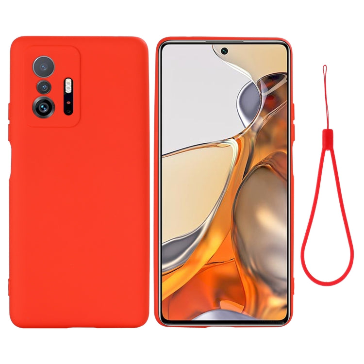Solid Color Liquid Silicone Dropproof Full Coverage Protective Case, For ZTE Blade V30, For Xiaomi 11T 5G, For Xiaomi Redmi 10