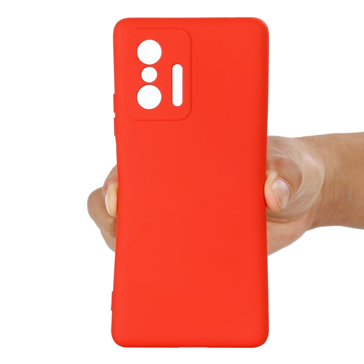Solid Color Liquid Silicone Dropproof Full Coverage Protective Case, For ZTE Blade V30, For Xiaomi 11T 5G, For Xiaomi Redmi 10