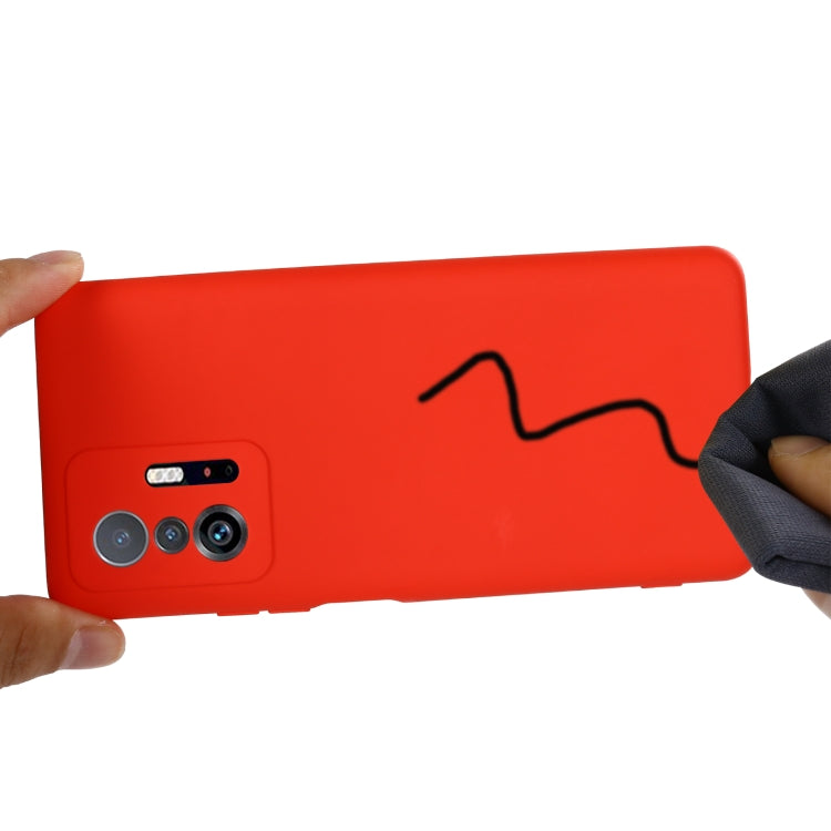 Solid Color Liquid Silicone Dropproof Full Coverage Protective Case, For ZTE Blade V30, For Xiaomi 11T 5G, For Xiaomi Redmi 10