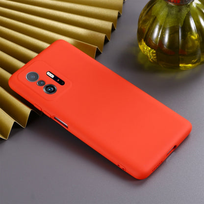 Solid Color Liquid Silicone Dropproof Full Coverage Protective Case, For ZTE Blade V30, For Xiaomi 11T 5G, For Xiaomi Redmi 10