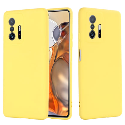 Solid Color Liquid Silicone Dropproof Full Coverage Protective Case, For ZTE Blade V30, For Xiaomi 11T 5G, For Xiaomi Redmi 10
