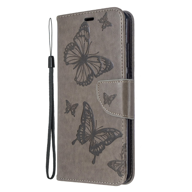 Embossing Two Butterflies Pattern Horizontal Flip PU Leather Case with Holder & Card Slot & Wallet & Lanyard, For Xiaomi Redmi  8A, For Xiaomi Redmi  8, For Nokia 6.2 / 7.2, For Sony Xperia 20, For Sony Xperia 5 / XZ5