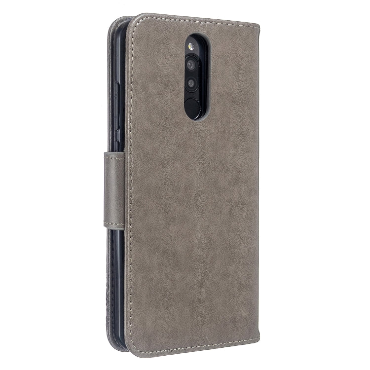 Embossing Two Butterflies Pattern Horizontal Flip PU Leather Case with Holder & Card Slot & Wallet & Lanyard, For Xiaomi Redmi  8A, For Xiaomi Redmi  8, For Nokia 6.2 / 7.2, For Sony Xperia 20, For Sony Xperia 5 / XZ5