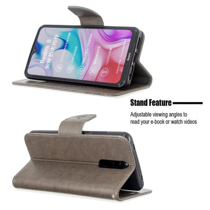 Embossing Two Butterflies Pattern Horizontal Flip PU Leather Case with Holder & Card Slot & Wallet & Lanyard, For Xiaomi Redmi  8A, For Xiaomi Redmi  8, For Nokia 6.2 / 7.2, For Sony Xperia 20, For Sony Xperia 5 / XZ5