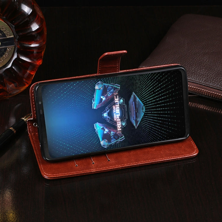 idewei Crazy Horse Texture Horizontal Flip Leather Case with Holder & Card Slots & Wallet, For Asus ROG Phone 5S, For UMIDIGI A11 Pro Max, For vivo iQOO Z5