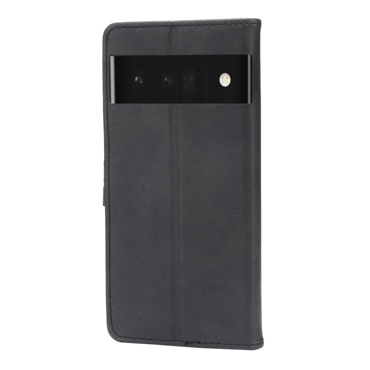 Embossed Happy Cat Pattern Horizontal Flip Leather Case with Holder & Card Slots & Wallet, For Google Pixel 6, For Google Pixel 6 Pro