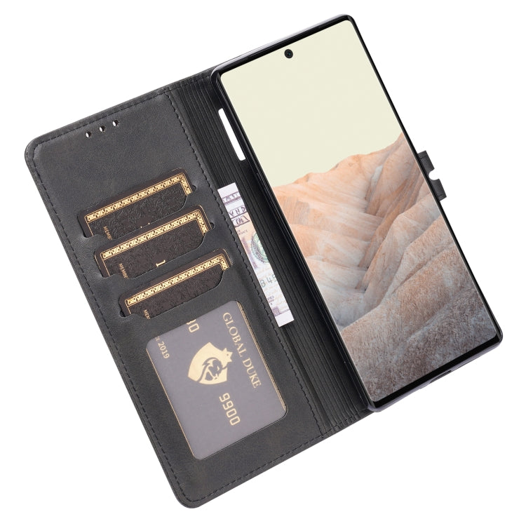 Embossed Happy Cat Pattern Horizontal Flip Leather Case with Holder & Card Slots & Wallet, For Google Pixel 6, For Google Pixel 6 Pro