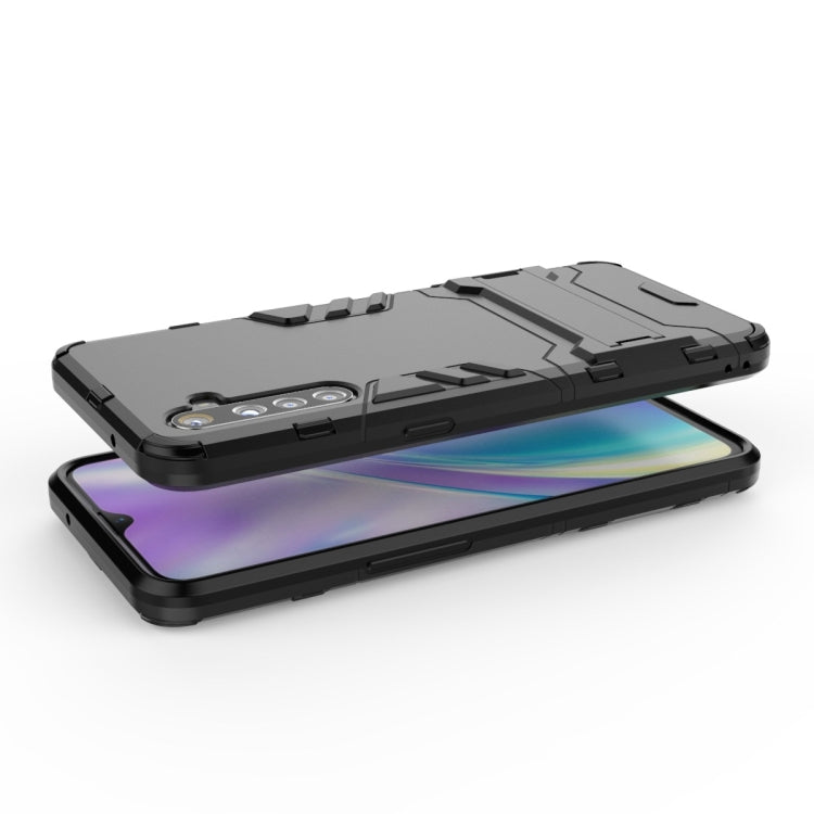 Shockproof PC + TPU Protective Case with Holder, For OnePlus 7T, For OPPO Realme XT & K5
