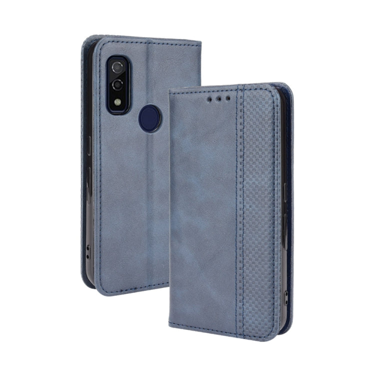 Magnetic Buckle Retro Crazy Horse Texture Horizontal Flip Leather Case with Holder & Card Slots & Photo Frame, For Fujitsu Arrows WE, For Blackview Oscal C20, For Nokia C30, For Nokia C50 5G, For Oukitel WP13 5G, For Aquos Sense6