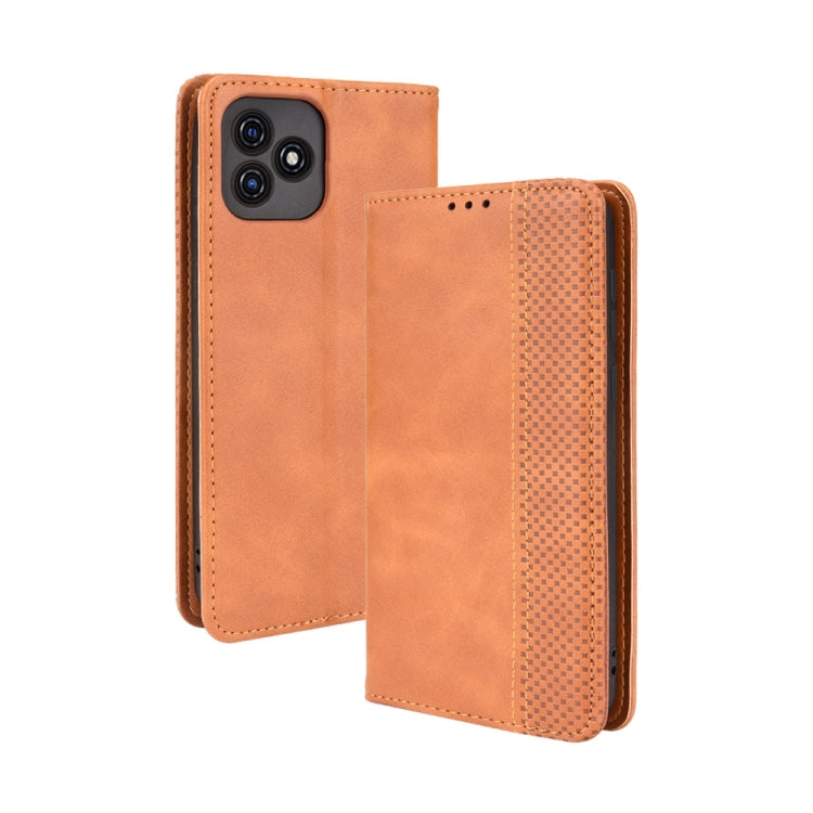 Magnetic Buckle Retro Crazy Horse Texture Horizontal Flip Leather Case with Holder & Card Slots & Photo Frame, For Fujitsu Arrows WE, For Blackview Oscal C20, For Nokia C30, For Nokia C50 5G, For Oukitel WP13 5G, For Aquos Sense6