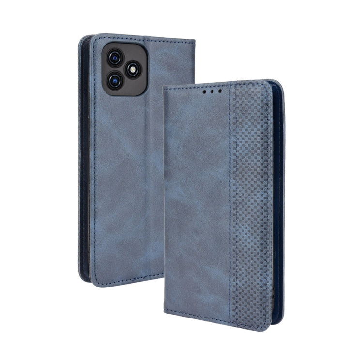 Magnetic Buckle Retro Crazy Horse Texture Horizontal Flip Leather Case with Holder & Card Slots & Photo Frame, For Fujitsu Arrows WE, For Blackview Oscal C20, For Nokia C30, For Nokia C50 5G, For Oukitel WP13 5G, For Aquos Sense6