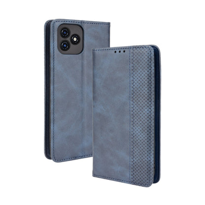 Magnetic Buckle Retro Crazy Horse Texture Horizontal Flip Leather Case with Holder & Card Slots & Photo Frame, For Fujitsu Arrows WE, For Blackview Oscal C20, For Nokia C30, For Nokia C50 5G, For Oukitel WP13 5G, For Aquos Sense6