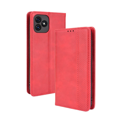 Magnetic Buckle Retro Crazy Horse Texture Horizontal Flip Leather Case with Holder & Card Slots & Photo Frame, For Fujitsu Arrows WE, For Blackview Oscal C20, For Nokia C30, For Nokia C50 5G, For Oukitel WP13 5G, For Aquos Sense6