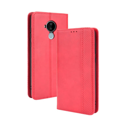 Magnetic Buckle Retro Crazy Horse Texture Horizontal Flip Leather Case with Holder & Card Slots & Photo Frame, For Fujitsu Arrows WE, For Blackview Oscal C20, For Nokia C30, For Nokia C50 5G, For Oukitel WP13 5G, For Aquos Sense6