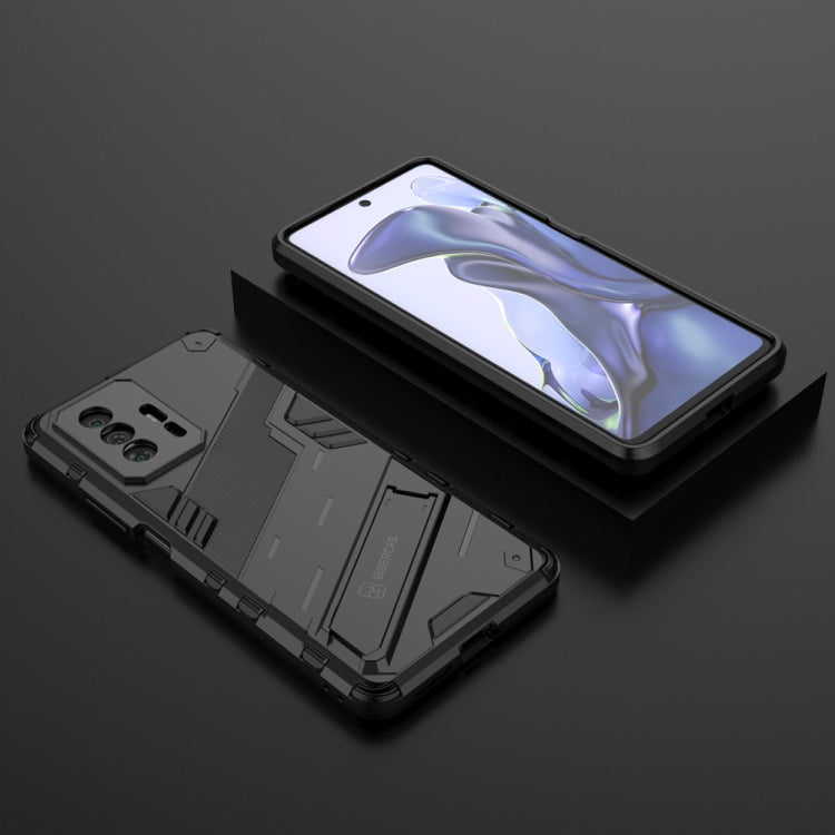 Punk Armor 2 in 1 PC + TPU Shockproof Case with Invisible Holder, For Xiaomi Mi 11T / 11T Pro