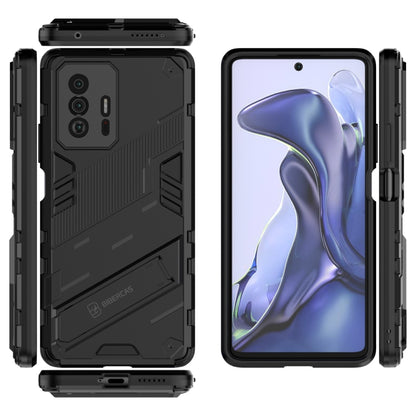 Punk Armor 2 in 1 PC + TPU Shockproof Case with Invisible Holder, For Xiaomi Mi 11T / 11T Pro