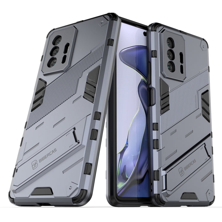 Punk Armor 2 in 1 PC + TPU Shockproof Case with Invisible Holder, For Xiaomi Mi 11T / 11T Pro