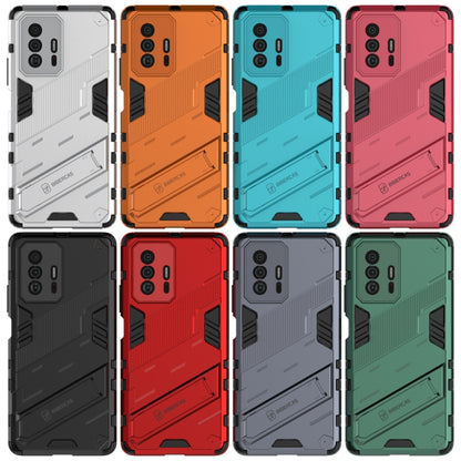 Punk Armor 2 in 1 PC + TPU Shockproof Case with Invisible Holder, For Xiaomi Mi 11T / 11T Pro