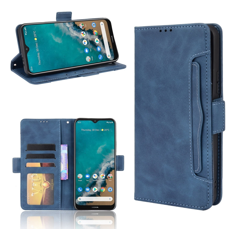 Skin Feel Calf Pattern Horizontal Flip Leather Case with Holder & Card Slots & Photo Frame, For Motorola Moto G50 5G Oversea Version, For OPPO Realme 8i, For vivo Y33S / Y21 / Y21S, For Nokia G50 5G