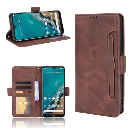 Skin Feel Calf Pattern Horizontal Flip Leather Case with Holder & Card Slots & Photo Frame, For Motorola Moto G50 5G Oversea Version, For OPPO Realme 8i, For vivo Y33S / Y21 / Y21S, For Nokia G50 5G