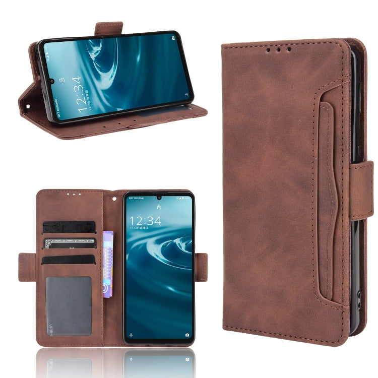 Skin Feel Calf Pattern Horizontal Flip Leather Case with Holder & Card Slots & Photo Frame, For Oukitel WP13 5G, For Honor 50, For Sharp Aquos Sense6, For Sharp Aquos Zero6