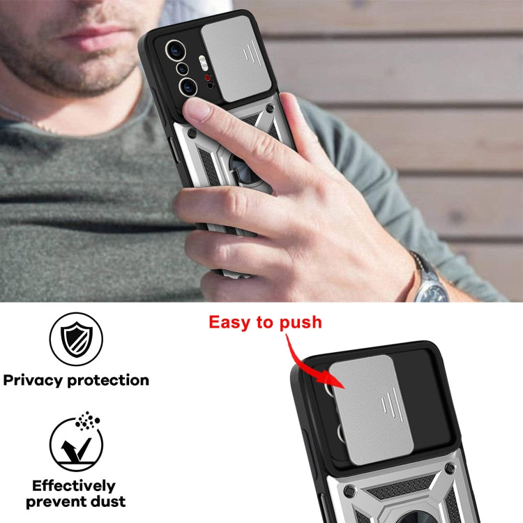 Sliding Camera Cover Design TPU+PC Protective Case, For Xiaomi Mi 11T / 11T Pro