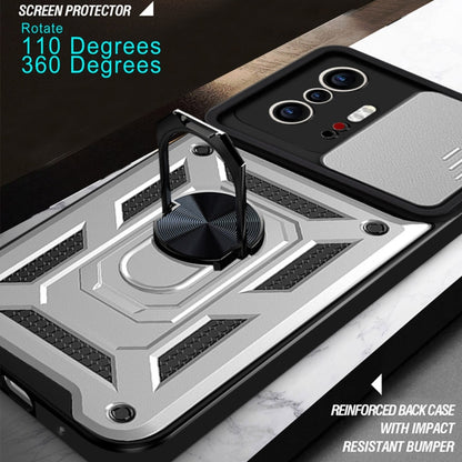 Sliding Camera Cover Design TPU+PC Protective Case, For Xiaomi Mi 11T / 11T Pro