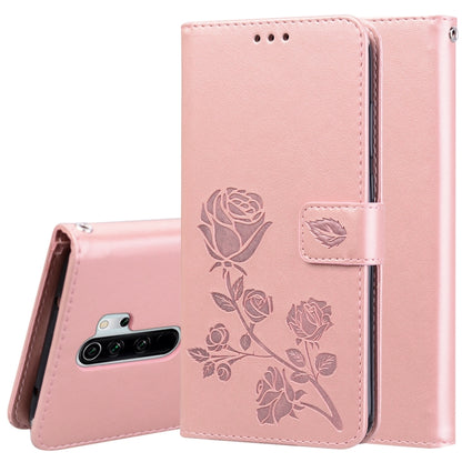 Rose Embossed Horizontal Flip PU Leather Case for Galaxy A10, with Holder & Card Slots & Wallet, For Xiaomi Redmi 8, For Xiaomi Redmi Note 8, For Xiaomi Redmi Note 8 Pro, For Galaxy A10s