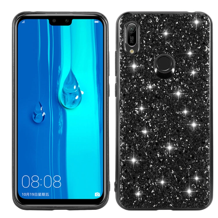 Glittery Powder Shockproof TPU Case, For Huawei Y6 Prime, For Huawei Y6 Pro / Enjoy 9e, For Galaxy A10S, For Galaxy A20S