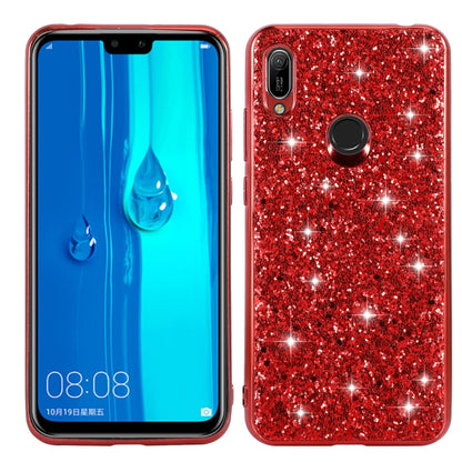 Glittery Powder Shockproof TPU Case, For Huawei Y6 Prime, For Huawei Y6 Pro / Enjoy 9e, For Galaxy A10S, For Galaxy A20S